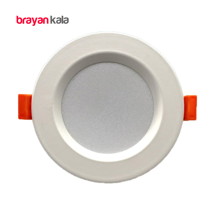 عکس اصلی چراغ ال ای دی سقفی 5 وات LED SMD ایران زمین مدل بک لایت اورانوس